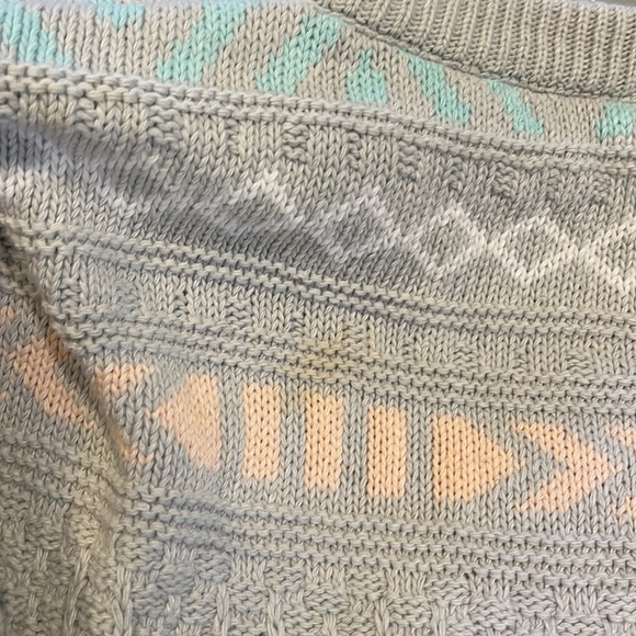 VINTAGE POTOMAC COLLECTION MENS GRANDPACORE KNIT SWEATER GRAY MULTI SIZE MEDIUM - Picture 9 of 10